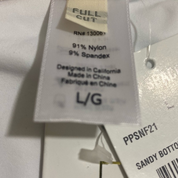 L*SPACE Women's SANDY BOTTOM FULL Cut Bikini Bottom Size L - Picture 4 of 4